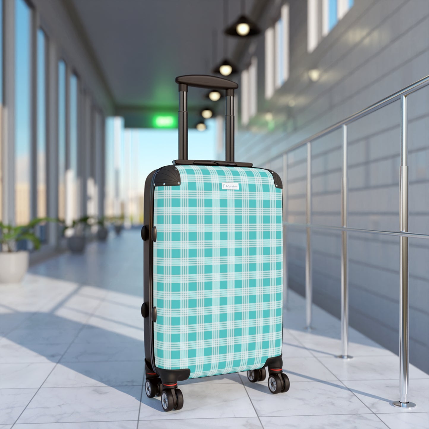 Suitcase Luggage- Teal Palaka