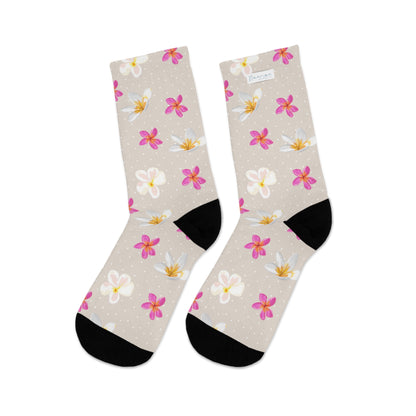 Socks- Plumeria