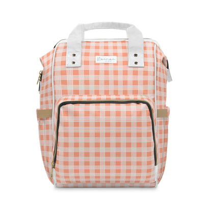 Multifunctional Backpack- Orange Palaka