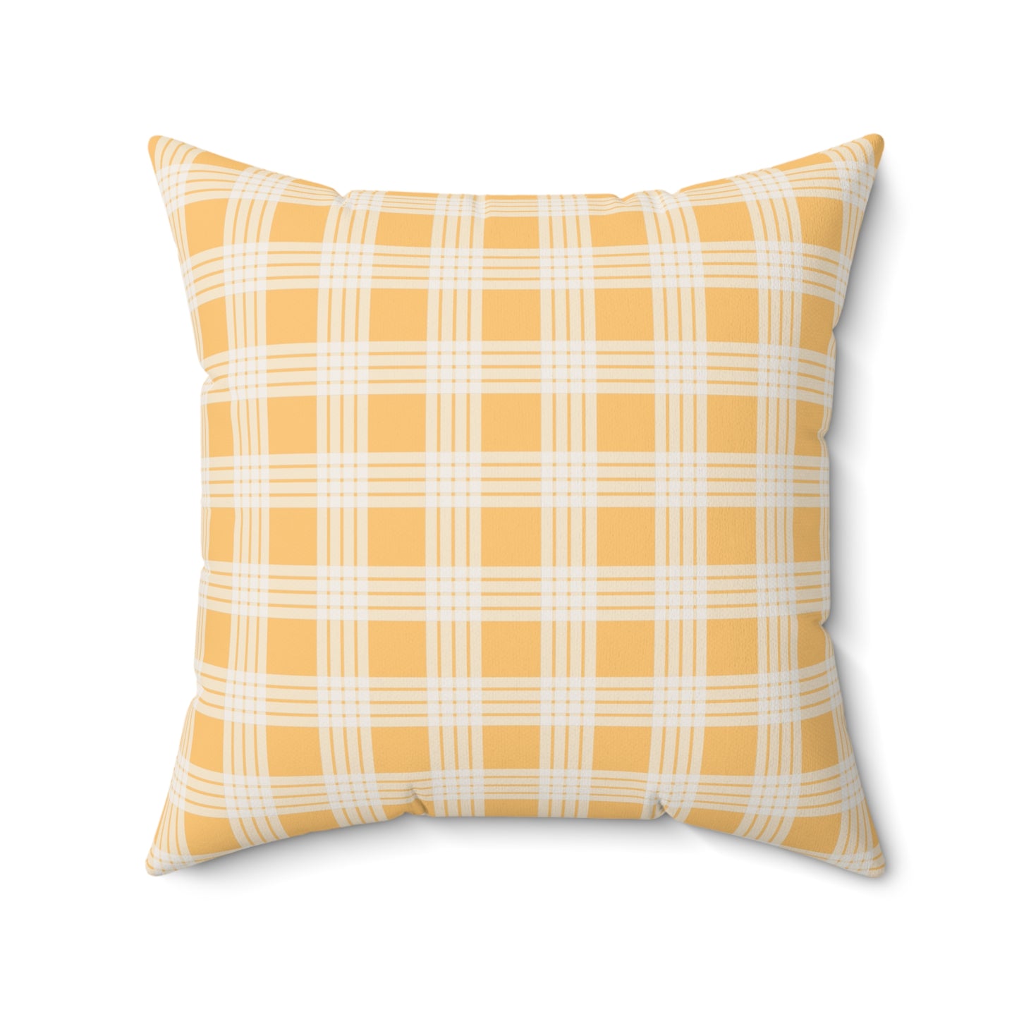Hawaiian Quilt Hibiscus Palaka Double Sided Pillow- Yellow