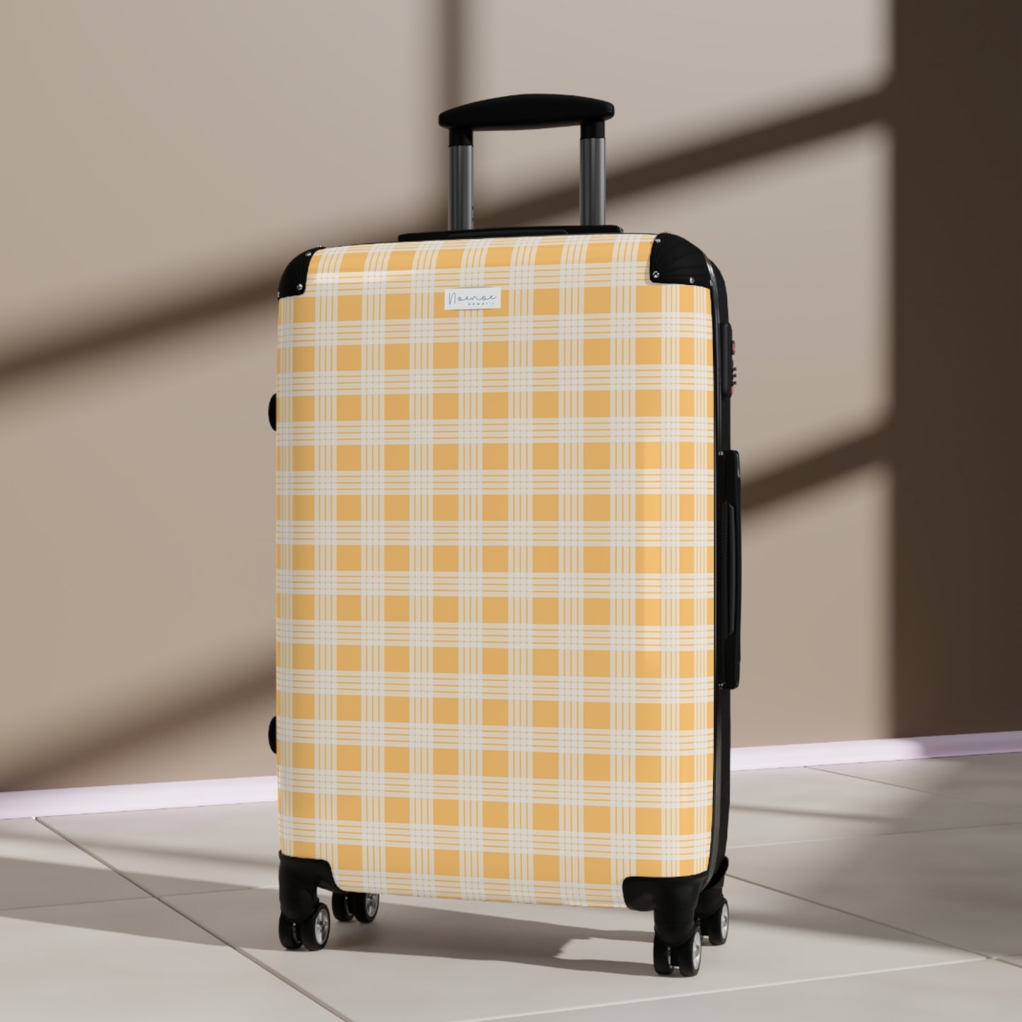 Suitcase Luggage- Yellow Palaka