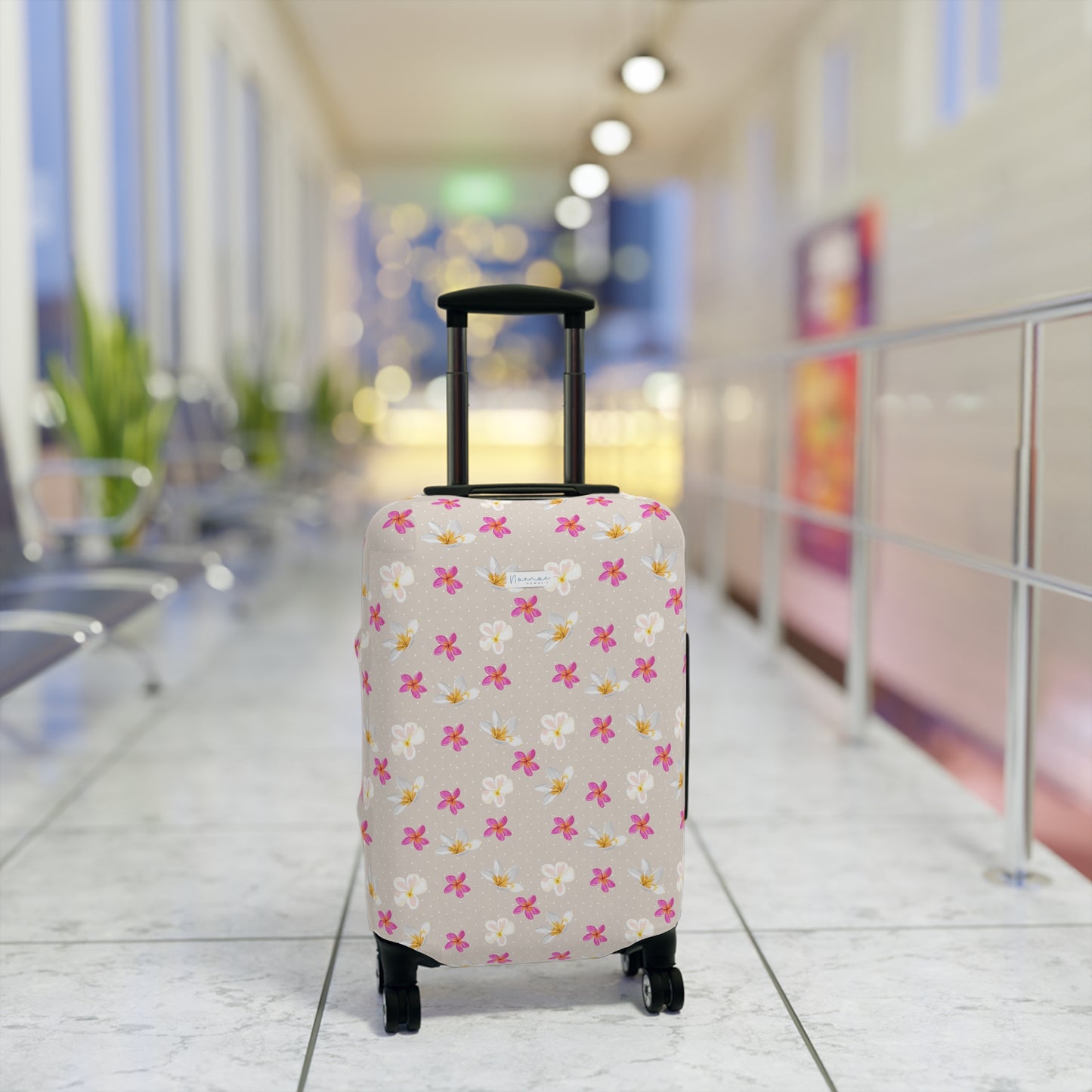 Luggage Cover- Plumeria