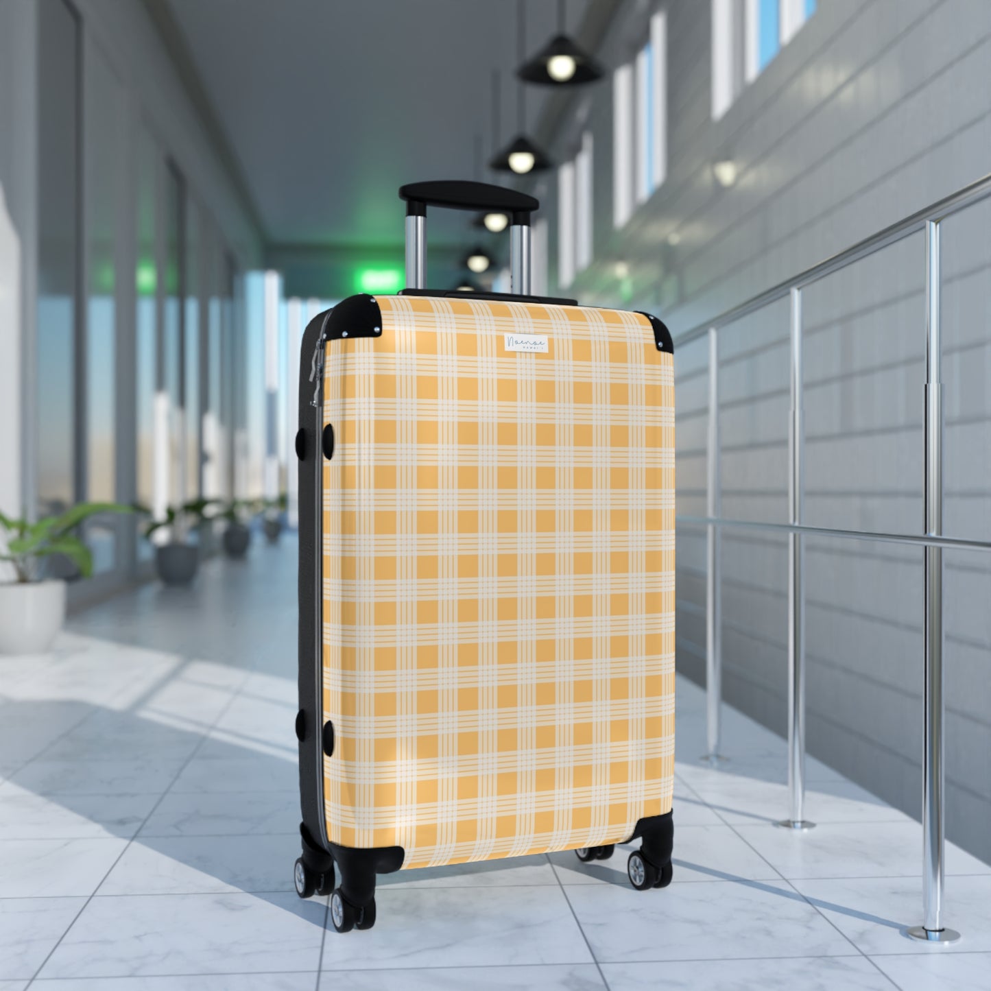 Suitcase Luggage- Yellow Palaka